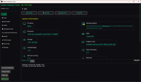 Eoliann Windows Tools